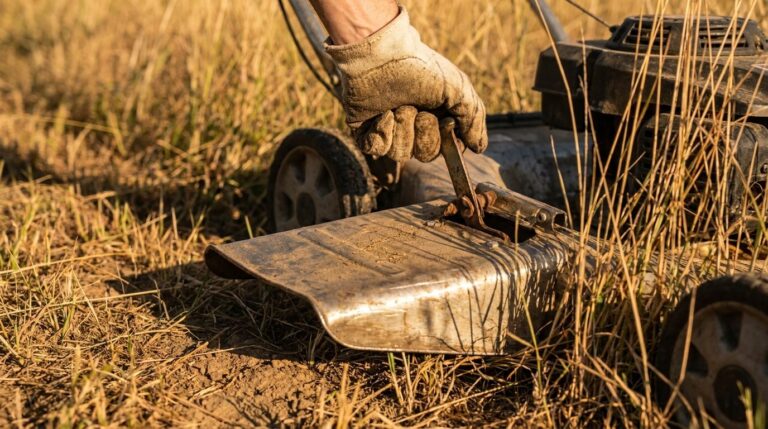 How to cut your grass in high heat without killing it
